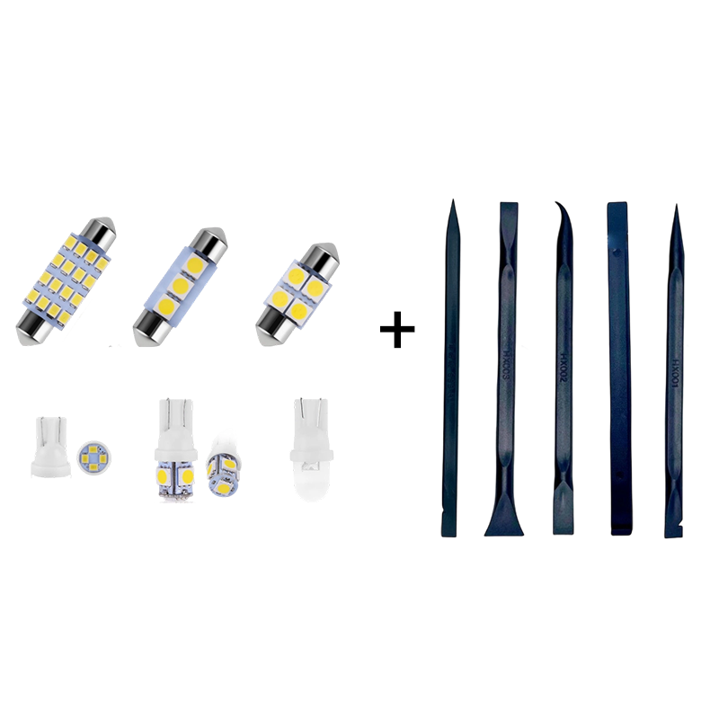🌞💡42-piece super bright LED car interior lighting set - plug & play upgrade for your car