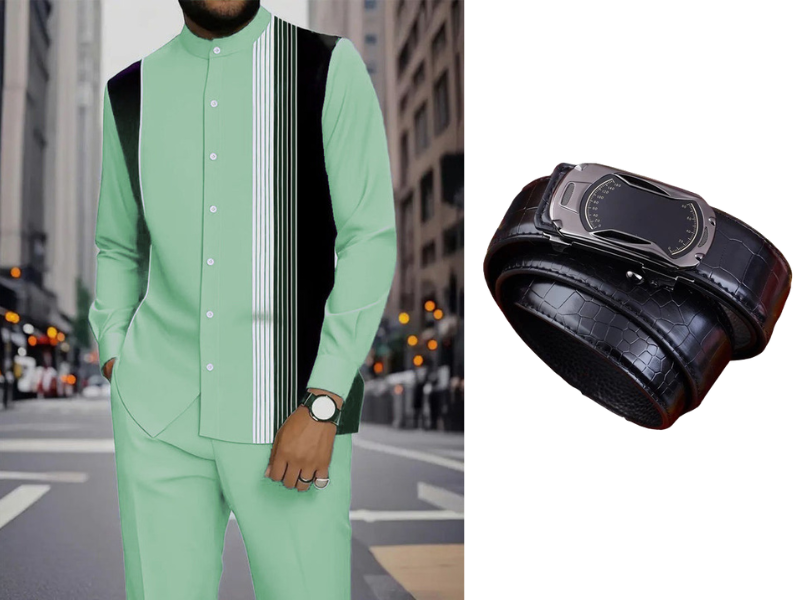 👔 50% OFF NOW! ✨ Men's Striped Shirt & Pants 2-Piece Set – Effortless Style, Comfortable Fit & Perfect for Casual Days 👖
