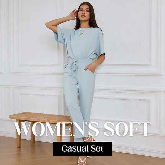 🌸New Arrival 50% OFF💖 Women's Soft Casual Top and Pants Set