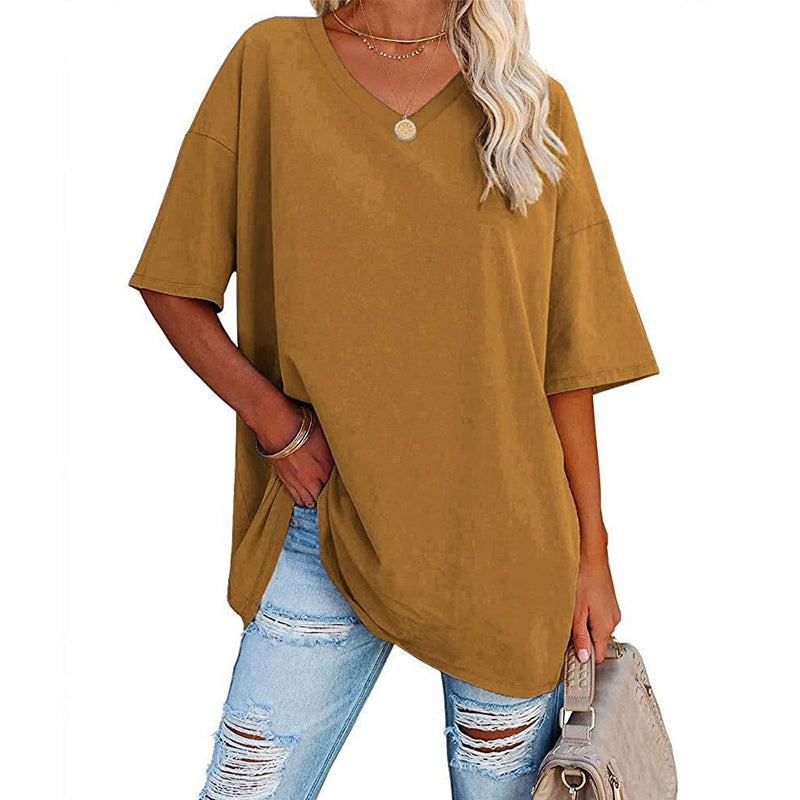 🌷2026 Limited Sale 50% Off🌷Ladies V-Neck T-Shirt🚀Buy 3 Free shipping🚀