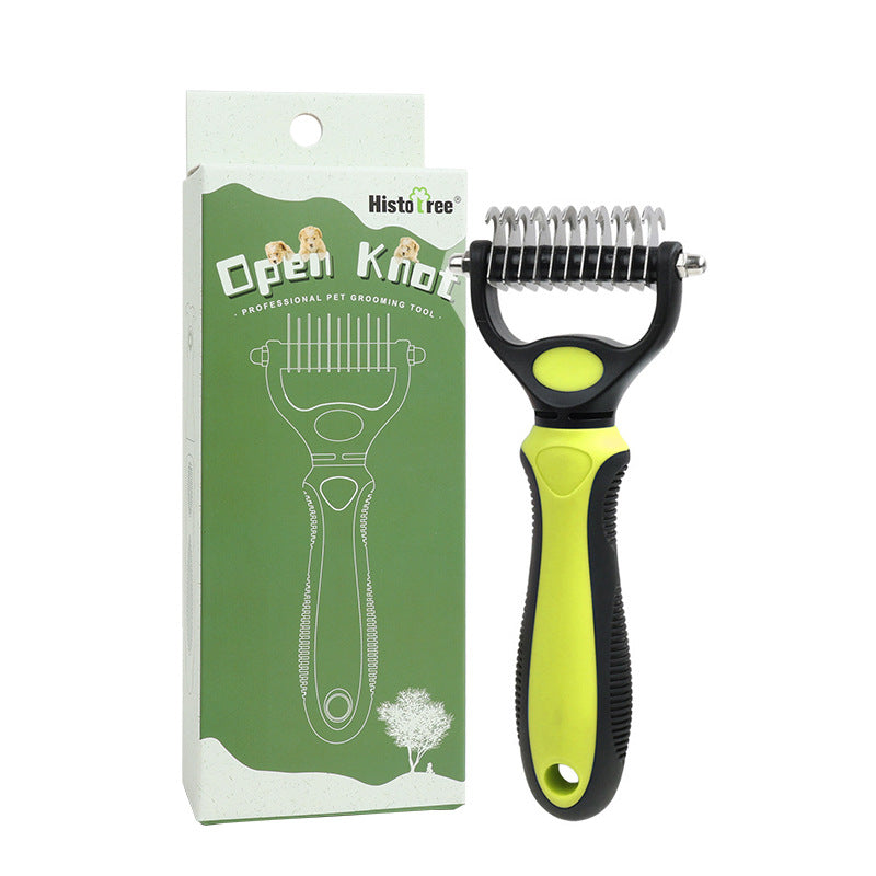 🐾  Last Day Special Price £9.99 !  🏆 Professional Deshedding Tool For Dogs And Cats – Gentle On Skin, Efficient Grooming & Comfortable Grip Design ✂️