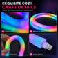 ⏳Limited-time 50% off⏰Faux Fur Neon Light Strip – 360° all-round glow 🌈💈