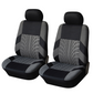 ⏳🔥LIMITED-TIME 50% OFF! ⏰Car Seat Covers for 5 Seats Universal, Fabric Breathable Car Front & Rear Seat Protectors, Airbag Compatible, Full Protection, Fits Most Cars Trucks Vans SUVs, Red Gray Black Blue Seat Covers