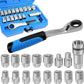 🔧 50% OFF NOW! 🛠️ 29-Piece Ratchet Socket Wrench Kit – CR-V Steel, Versatile & Portable 📦