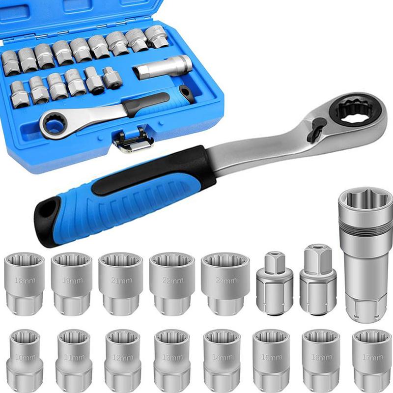 🔧 50% OFF NOW! 🛠️ 29-Piece Ratchet Socket Wrench Kit – CR-V Steel, Versatile & Portable 📦