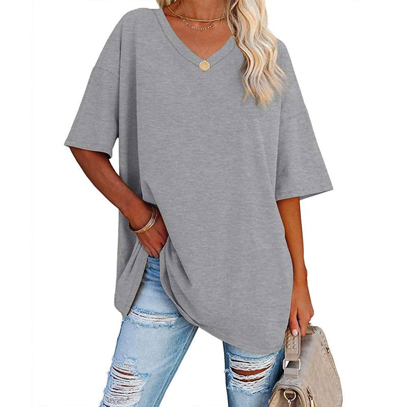 🌷2026 Limited Sale 50% Off🌷Ladies V-Neck T-Shirt🚀Buy 3 Free shipping🚀