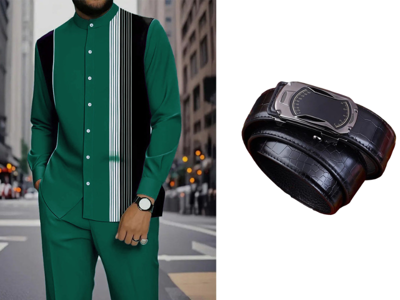 👔 50% OFF NOW! ✨ Men's Striped Shirt & Pants 2-Piece Set – Effortless Style, Comfortable Fit & Perfect for Casual Days 👖