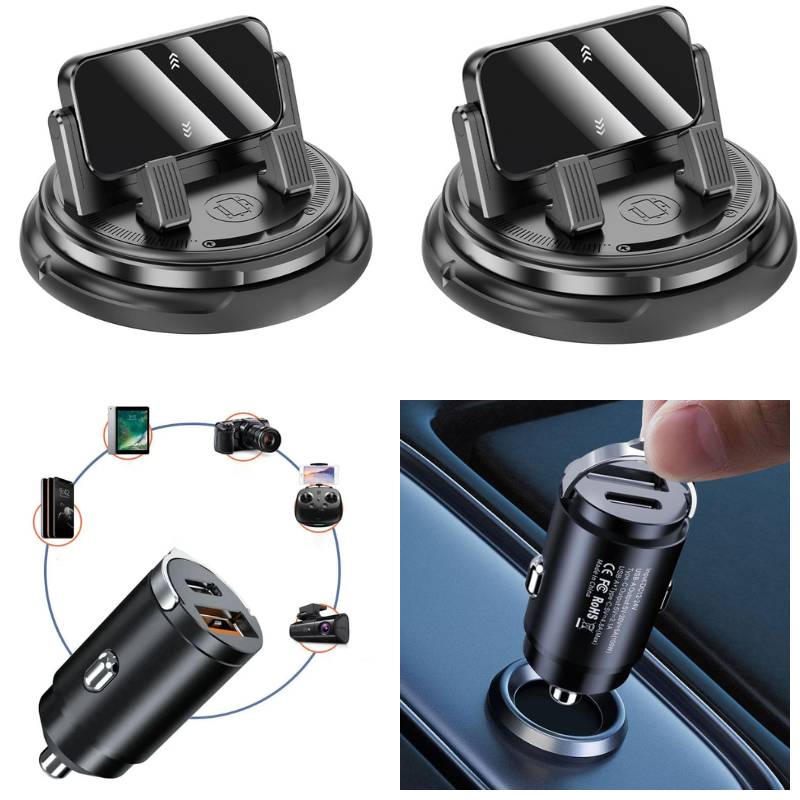 📱 50% OFF! 2-in-1 car phone holder + parking number plate – 360° rotation, fits heavy-duty cases. 50K+ sold! 🚗✨