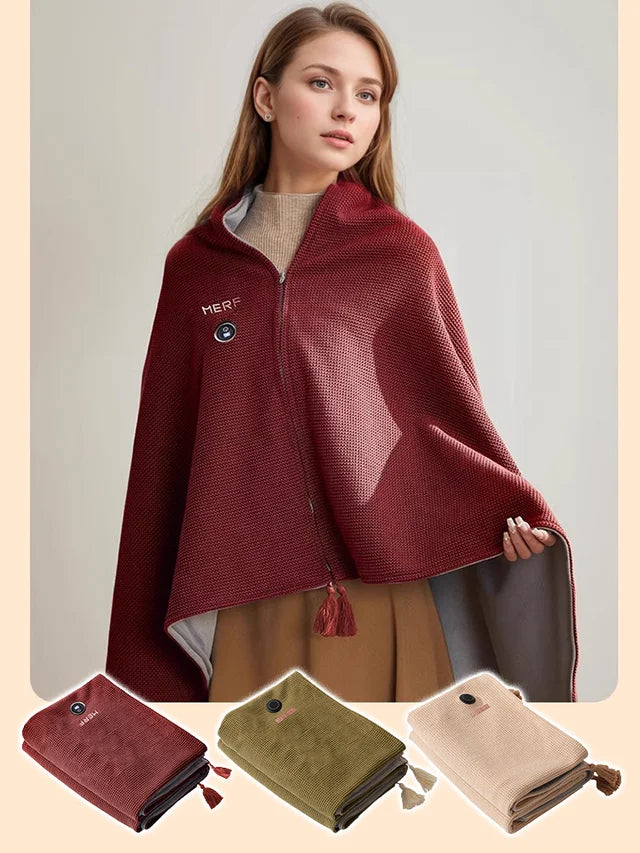 🏆LAST DAY 50% OFF🧣Draagbare USB Verwarmde Deken om te Dragen