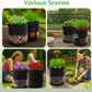 18/26/38L Large Capacity Potato Grow Planter PE Container Bag Pouch Tomato Vegetables Garden Outdoor