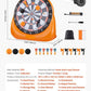 🎯⚽️Inflatable soccer dartboard, giant soccer dartboard, comes with 2 soccer balls and air pump, can be set up in 3 minutes, ideal for large garden games.