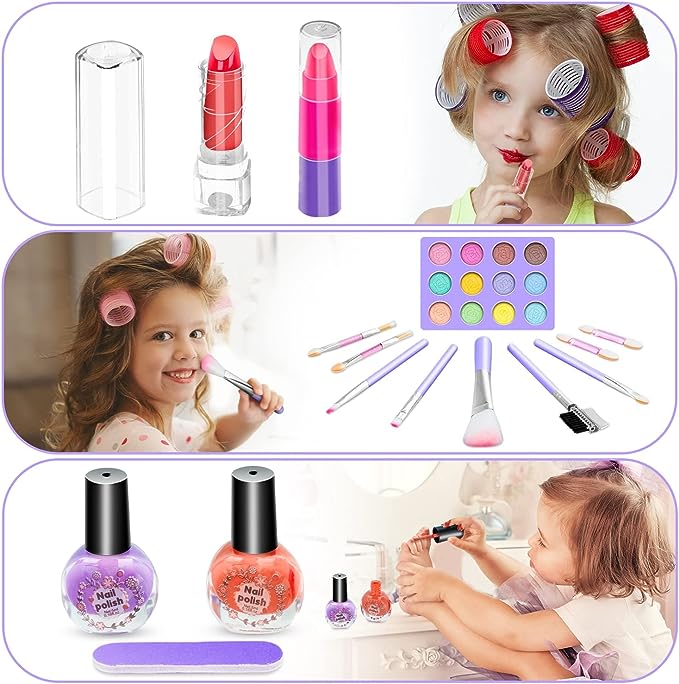 💄 Save 50%! 🧒 Kids Washable Makeup Kit – Safe, fun & easy to clean ✨