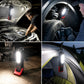 🔥 Rechargeable Work Light, 3000LM COB LED Magnetic Mechanic Light with 360° Swivel Hook, 180° Adjustable Stand, Flashlight Mode, USB-C Charging, IP54 Water-Resistant for Car Repair, Garage & Camping