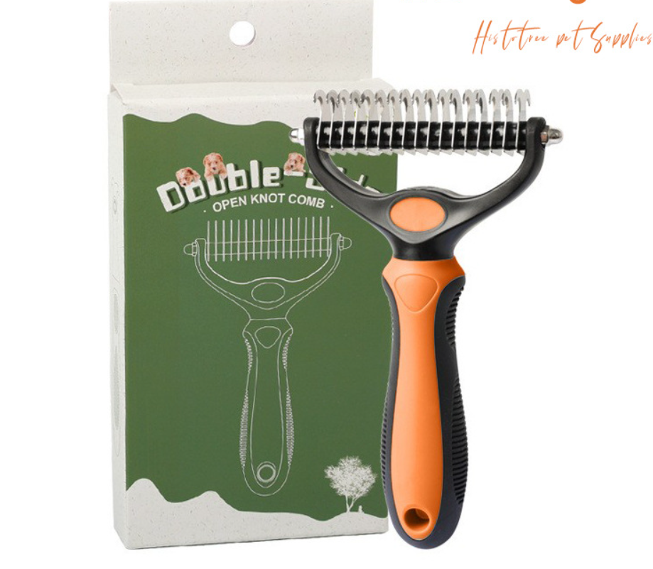 🐾  Last Day Special Price £9.99 !  🏆 Professional Deshedding Tool For Dogs And Cats – Gentle On Skin, Efficient Grooming & Comfortable Grip Design ✂️