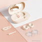 Magnetic Closure Pink Lens Travel Storage Box With Inner Vanity Mirror