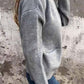 🔥HOT SALE - Round Neck Zipper Knitted Jacket