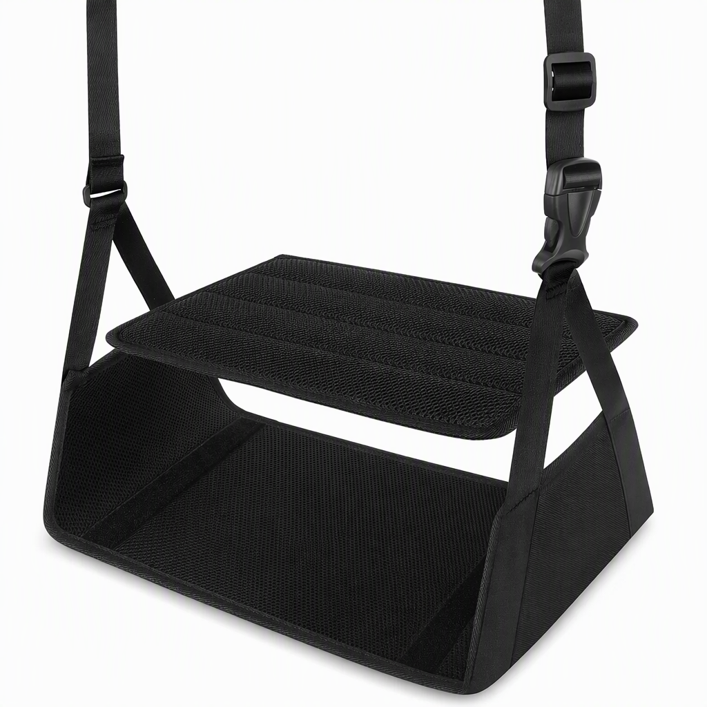 ✈️Portable Airplane Footrest Hammock Travel Foot Rest Sling for Long Distance Flights and Office Use with Storage Bag