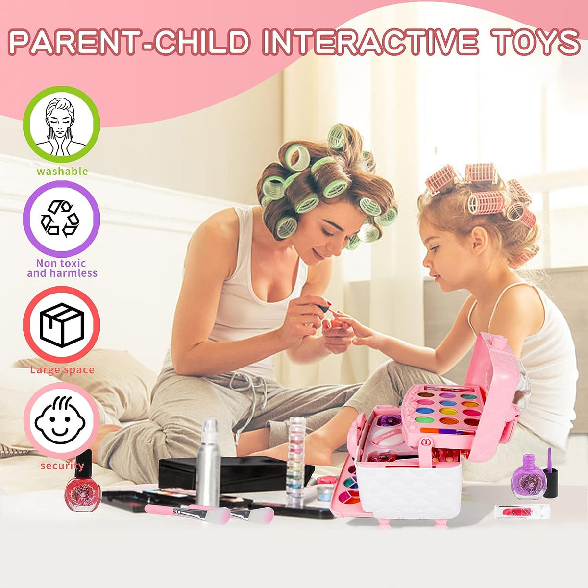 💄 Save 50%! 🧒 Kids Washable Makeup Kit – Safe, fun & easy to clean ✨