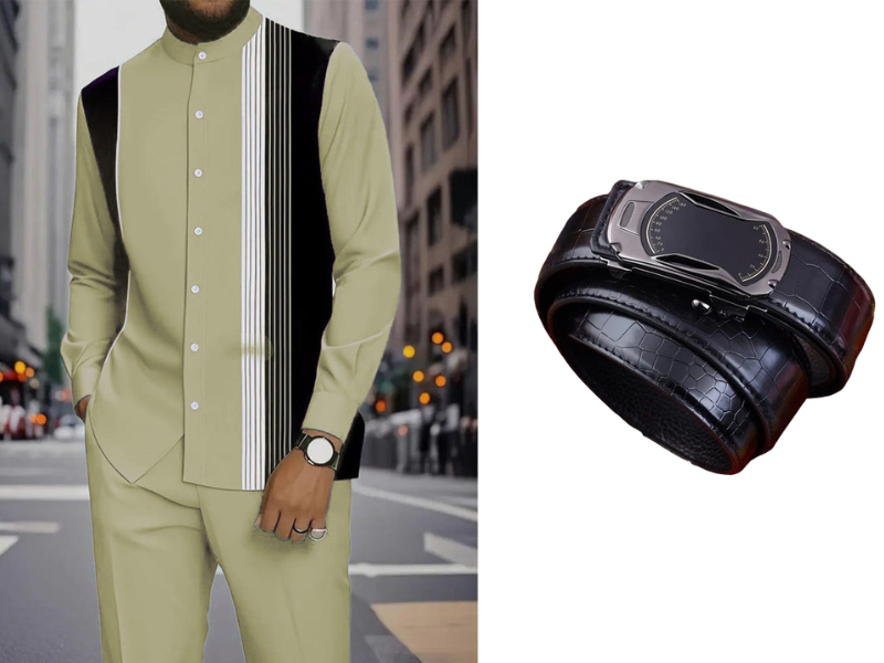 👔 50% OFF NOW! ✨ Men's Striped Shirt & Pants 2-Piece Set – Effortless Style, Comfortable Fit & Perfect for Casual Days 👖