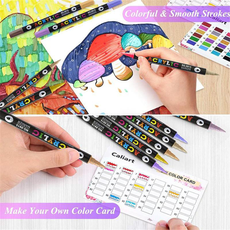 🎅🌟Christmas Sale 50% OFF!!🎄🌈Dual Tip Acrylic Paint Pen Marker