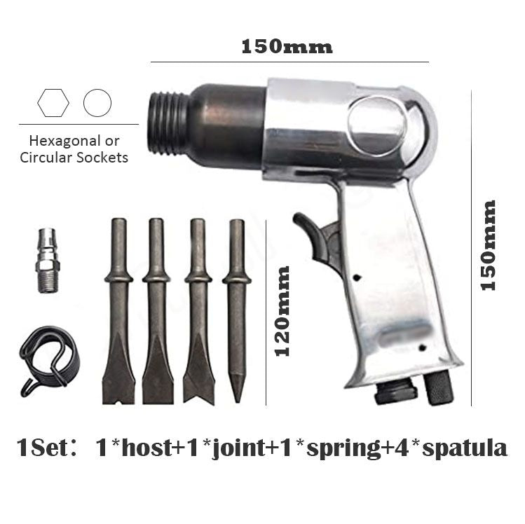 📢📢40% OFF !! ⏰Hand-held Pointed Hammer Grooving and Rust Removal Impact Air Shovel Hammer Tool