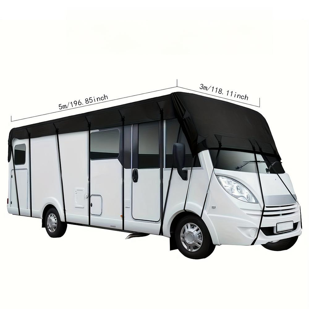 🎃LIMITED-TIME 50% OFF! 🚐Caravan & Motorhome Roof Cover – 210D Oxford with Secure Adjustable Straps
