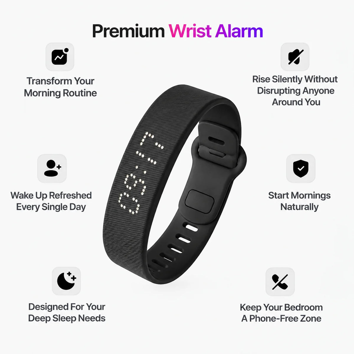 💥Vibrating Alarm Clock Luminous Sports Reminder Watch🍃