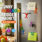 🔥 50% OFF 🧲 Magnetic Creative Figures | Strong Magnetic Attachment, Articulated Joints & Stress Relief – Perfect for the Fridge, Desk or Storage ✨