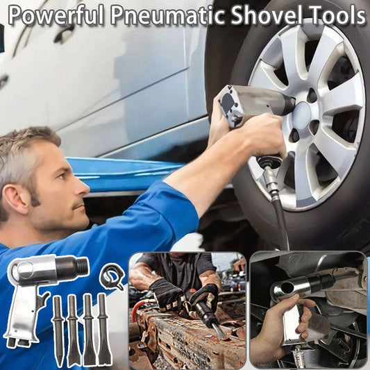 📢📢40% OFF !! ⏰Hand-held Pointed Hammer Grooving and Rust Removal Impact Air Shovel Hammer Tool