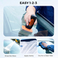 🚗 Auto Glass Oil Film Remover – Helps Remove Grease, Wax & Road Grime for Clearer Night & Rainy Driving 🌧️✨