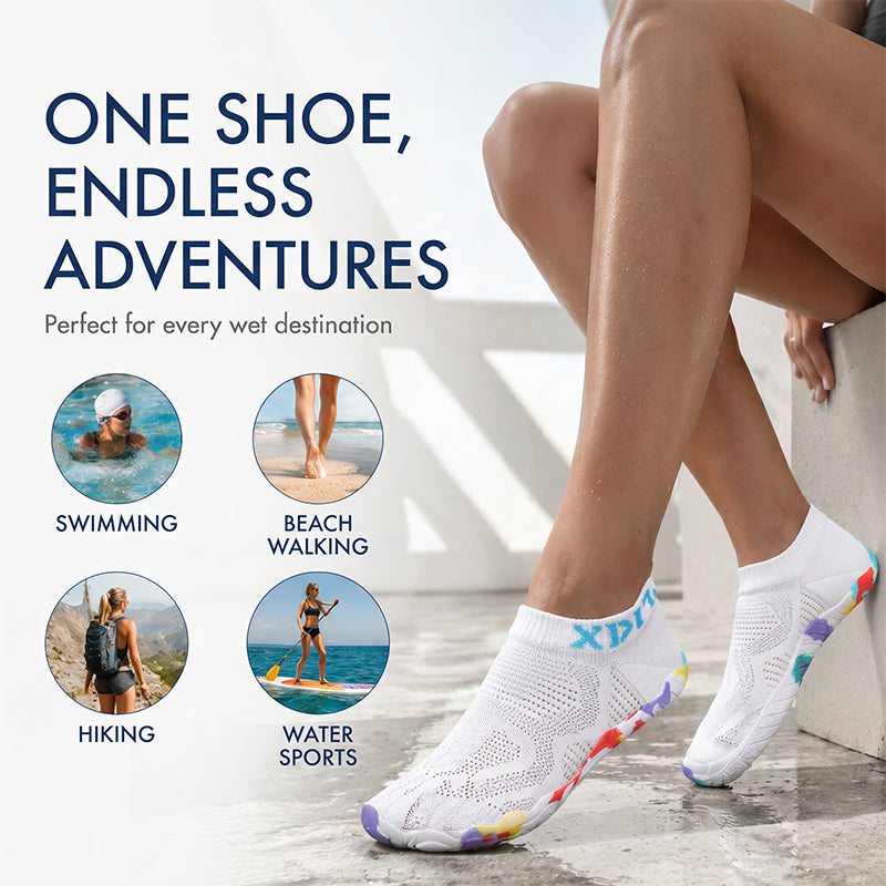 🎉 2026 Sale — Over 82,000 Sold! 🏖️ Beach Swim Shoes with Quick-Dry Mesh – Non-Slip Sole 🌊