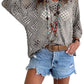 🔥Summer Hot Sale-50% Off!!💕Womens Bohemian-Inspired Beige Crochet Top with V-Neck