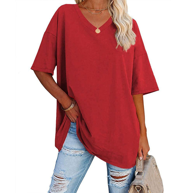 🌷2026 Limited Sale 50% Off🌷Ladies V-Neck T-Shirt🚀Buy 3 Free shipping🚀
