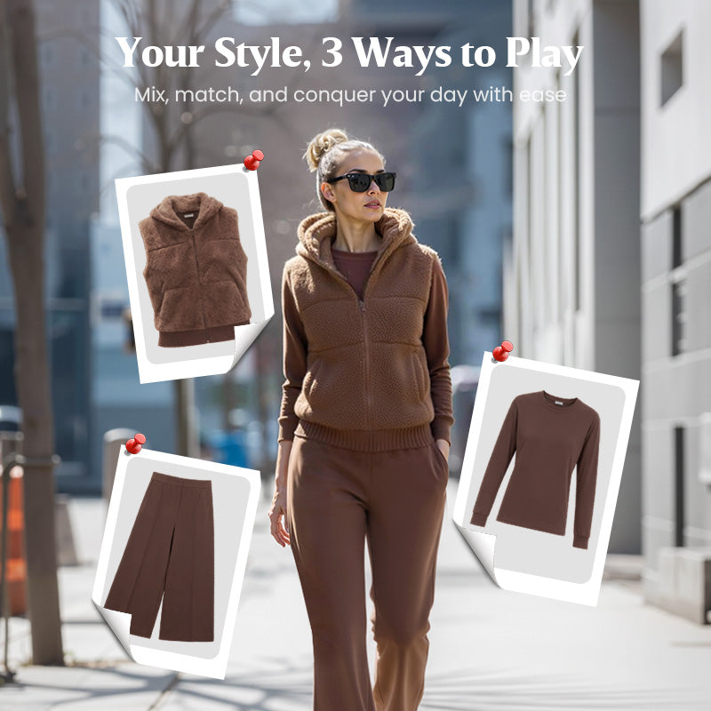 🔥Limited-time offer – 3-Piece Warm Knit Lounge Set That Keeps You Cozy, Chic & Confident All Day ❄️