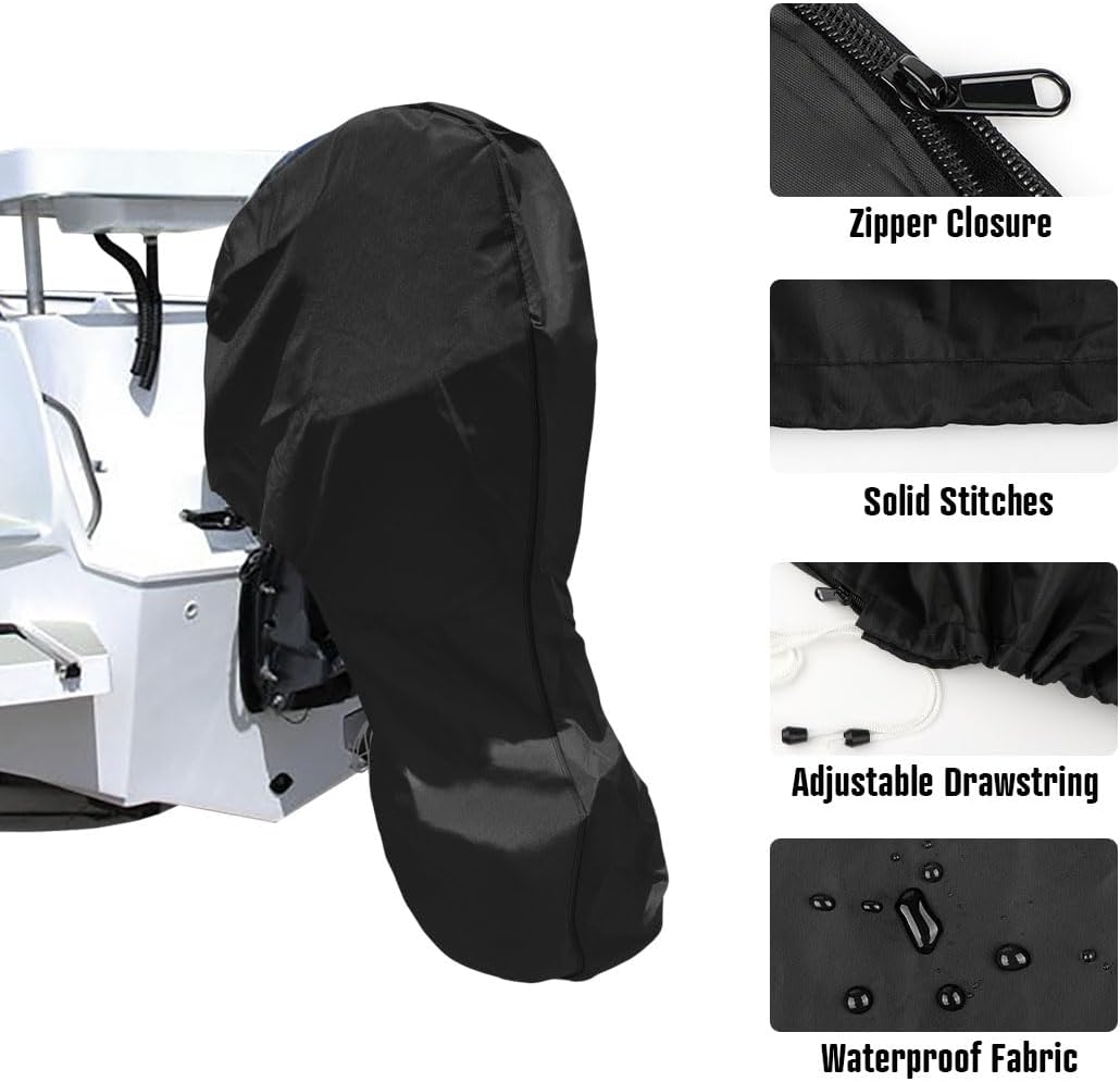 🚤❄️ 50% OFF – FULL-COVERAGE BOAT MOTOR COVER IN 420D OXFORD – PROTECT YOUR OUTBOARD FROM RAIN, SNOW & UV, NO TOOLS NEEDED! 🛡️