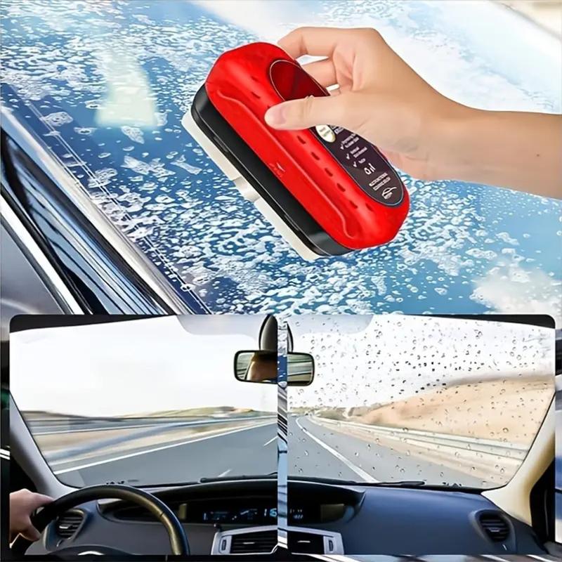 🔥Car Glass Oil Film Cleaner Brush🚗