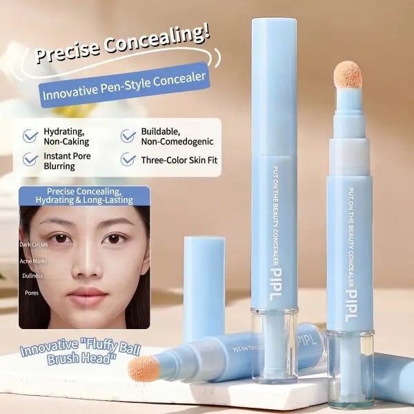 🥳2026 HOT SALE🥳💞50K+ SOLD!🎨🖌️ 50% OFF! Dual Concealer Pen – Covers dark circles & spots, 24hr hydration.