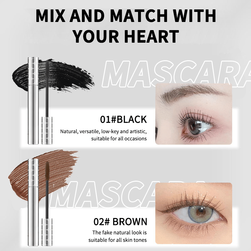 🥳🥳BUY 1 GET 1 FREE:￡8.99!!💞50K+ SOLD!👁️✨✨ Waterproof Fiber Mascara - Intense Length & Curl with Enriched Fibers for Clump-Free Volume All Day 🌟💖💃