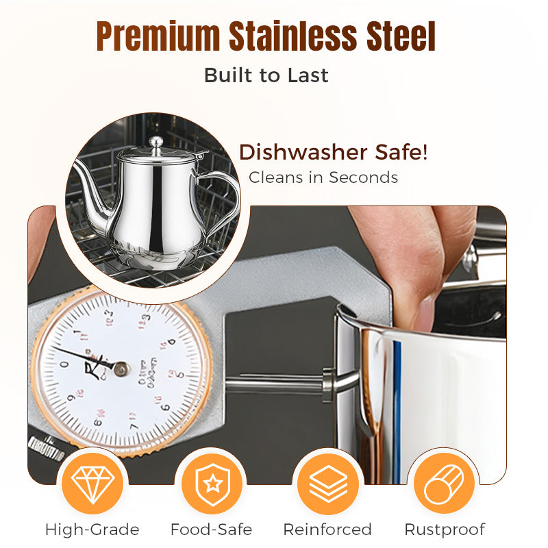 ⏳🔥LIMITED-TIME 50% OFF! ⏰Stainless Steel Oil Filter Pot