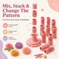 ⏳50% OFF – 🌸 Beginner-Friendly Clay Bloom Maker Set | Reusable 3D-Printed Flower Shaping Tool with Interchangeable Sleeves & 24-Color Modeling Clay Included ✨