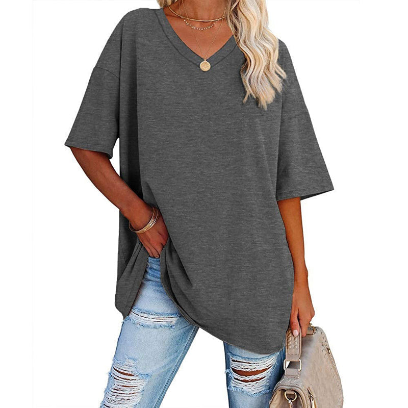 🌷2026 Limited Sale 50% Off🌷Ladies V-Neck T-Shirt🚀Buy 3 Free shipping🚀