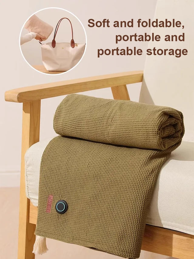 🏆LAST DAY 50% OFF🧣Draagbare USB Verwarmde Deken om te Dragen