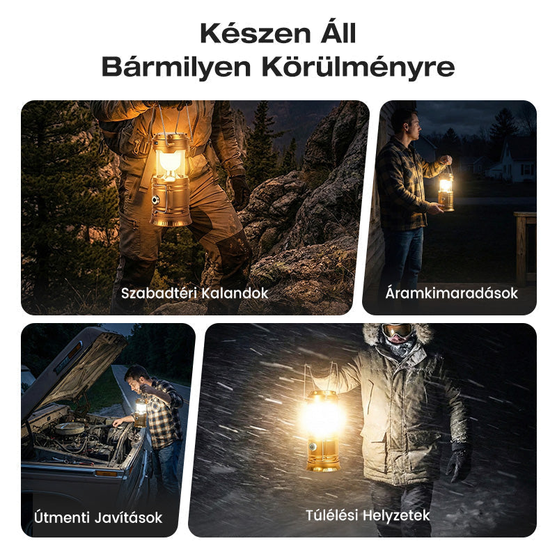 ✨Solar-powered retractable camping lantern⛺️