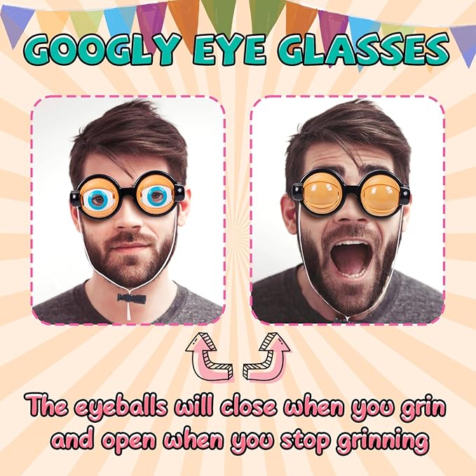 🔥Christmas Super Sale🏆Flash Sale💥Funny Glasses with Winking Eye Mechanism🥸