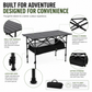 🌄New arrival 50% OFF!🏕️ Portable Camping Table – Folding, Carbon Steel, Quick Setup🪑