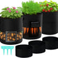 18/26/38L Large Capacity Potato Grow Planter PE Container Bag Pouch Tomato Vegetables Garden Outdoor