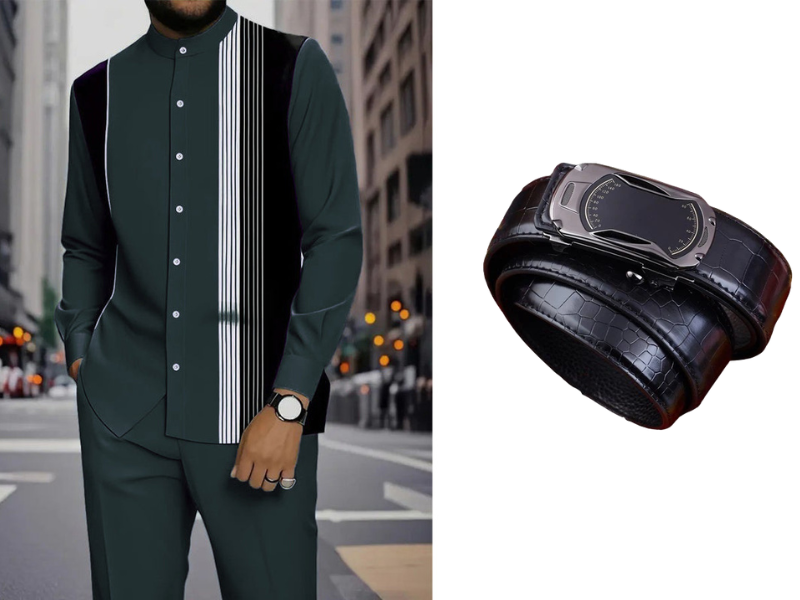 👔 50% OFF NOW! ✨ Men's Striped Shirt & Pants 2-Piece Set – Effortless Style, Comfortable Fit & Perfect for Casual Days 👖