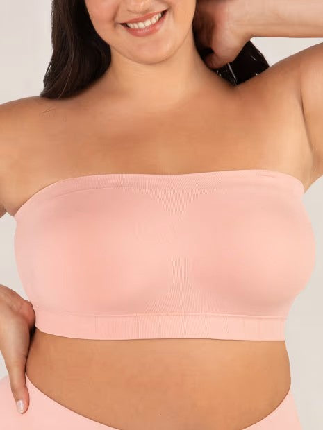 ⛱️Last Day Special Price ￡16.98!!🤩🔥Convertible Strapless Bandeau Bra with Wireless Comfort, Anti-Slip Grip & Removable Straps