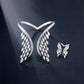 ✨New Year Offer💖✨Ring And Bracelet In Alloy With Angel Wings