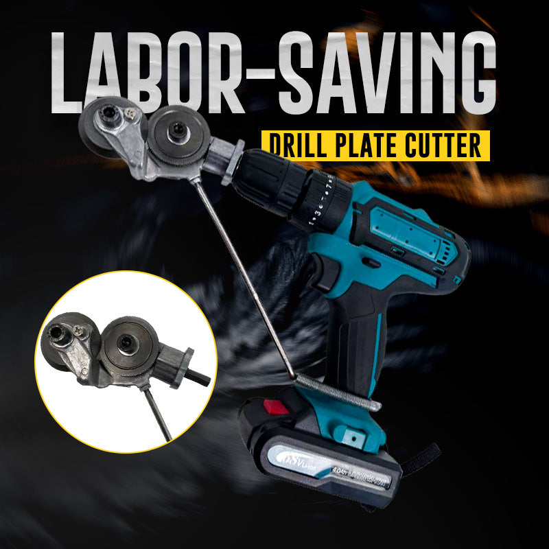 🔩 50% OFF NOW! ⚙️ Electric Drill Plate Cutter – Precise & light metal gear cutter – Attaches to any drill, cuts sheet metal without burrs – safe for DIY or workshop use ✂️✨